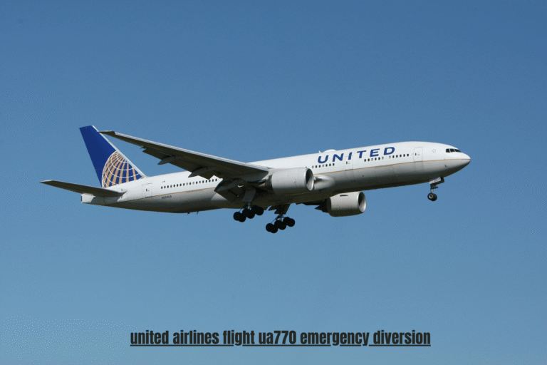 united airlines flight ua770 emergency diversion