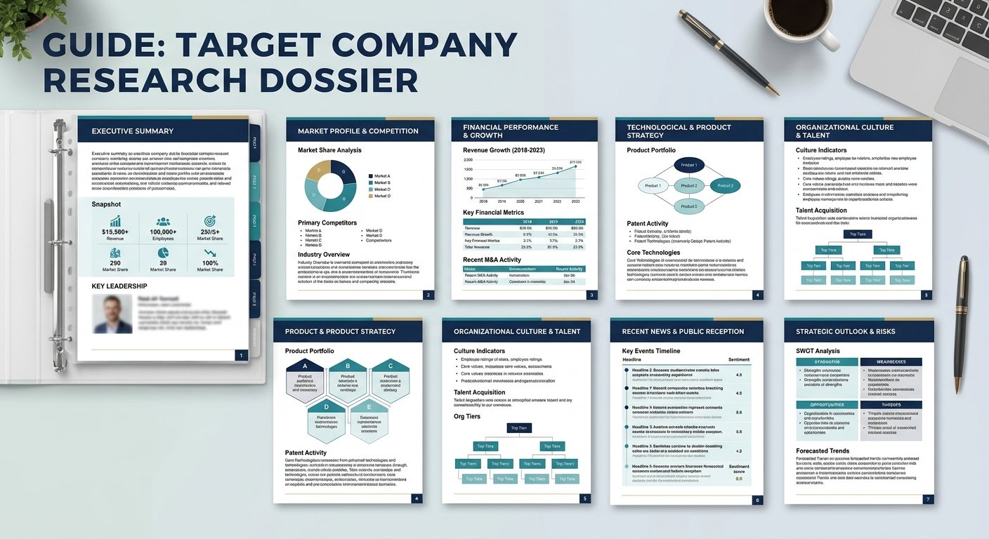 Research Dossier for Target Company: A Complete Step-by-Step Guide